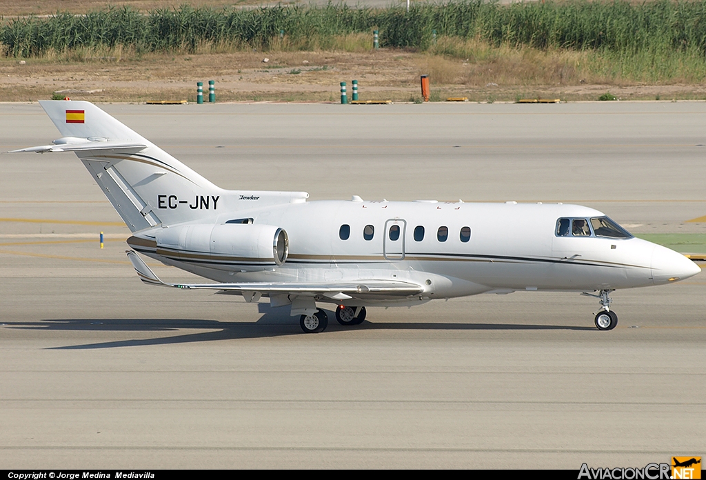 EC-JNY - Raytheon Hawker 800XP - Gestair