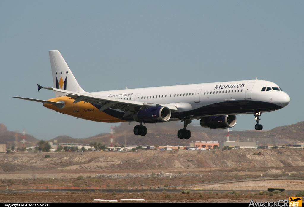 G-MARA - Airbus A321-231 - Monarch Airlines