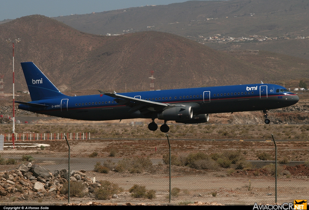G-MIDC - Airbus A321-231 - BMI British Midland
