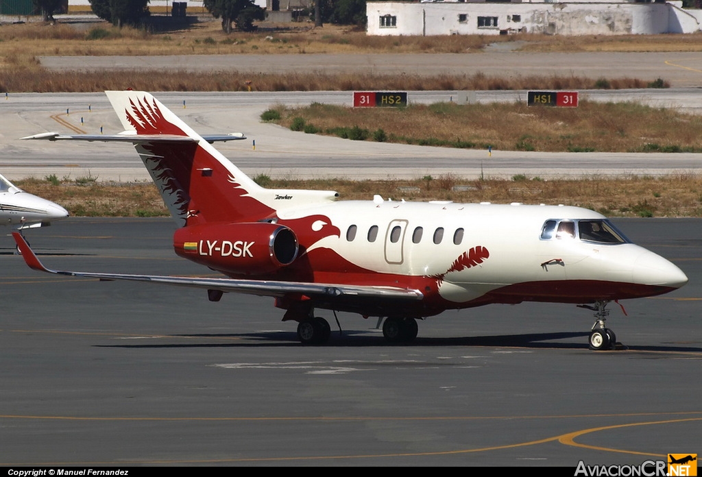 LY-DSK - Raytheon Hawker 850XP - Privado