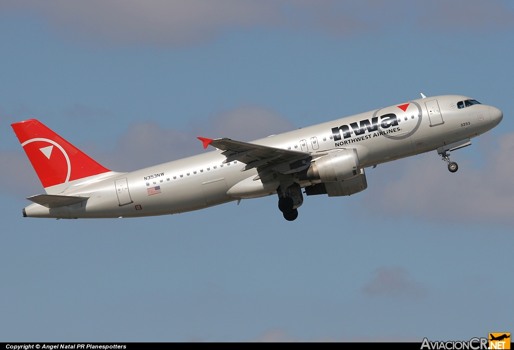 N353NW - Airbus A320-212 - Northwest Airlines
