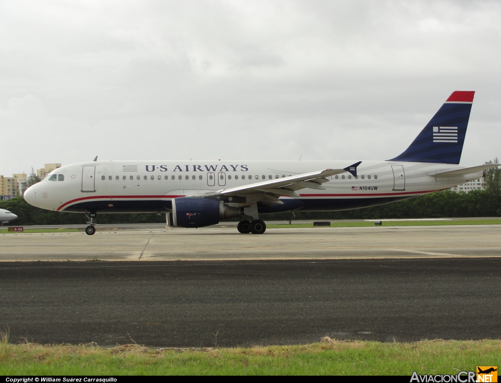 N104UW - Airbus A320-214 - US Airways