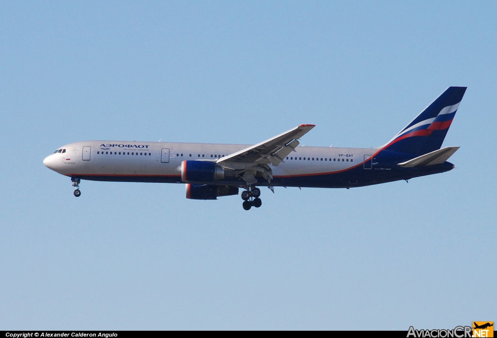 VP-BAY - Boeing 767-36N/ER - Aeroflot