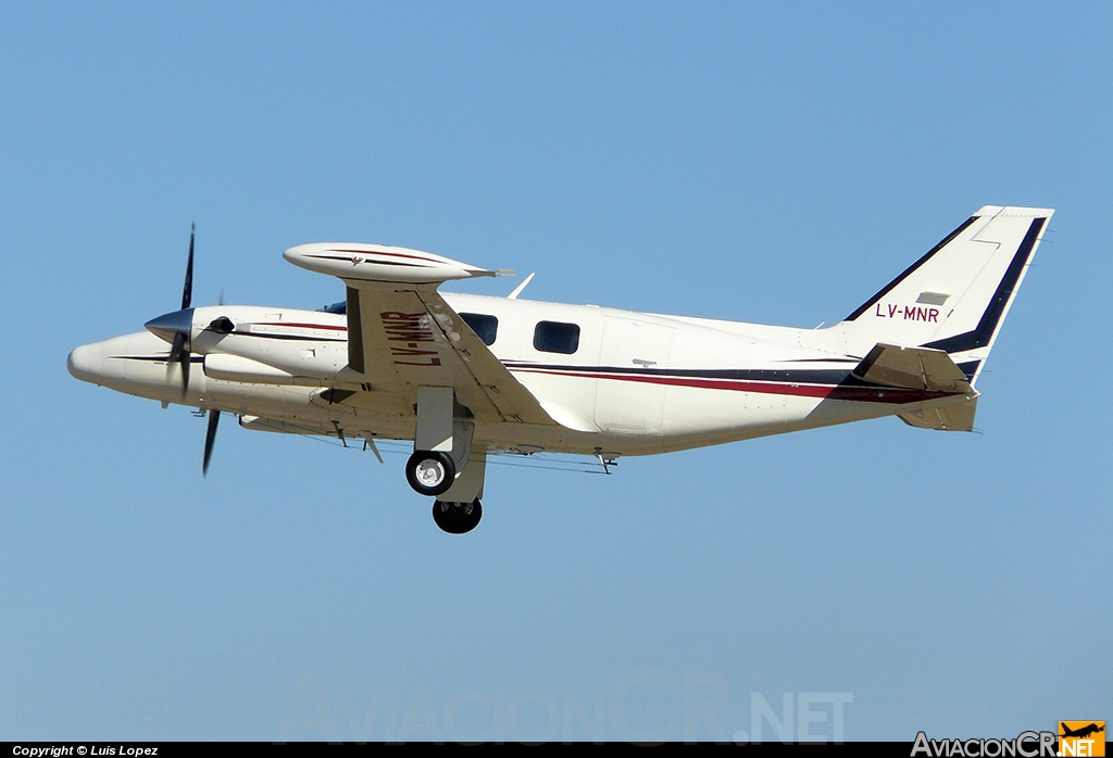 LV-MNR - Piper PA-31T-620 Cheyenne II - Privado