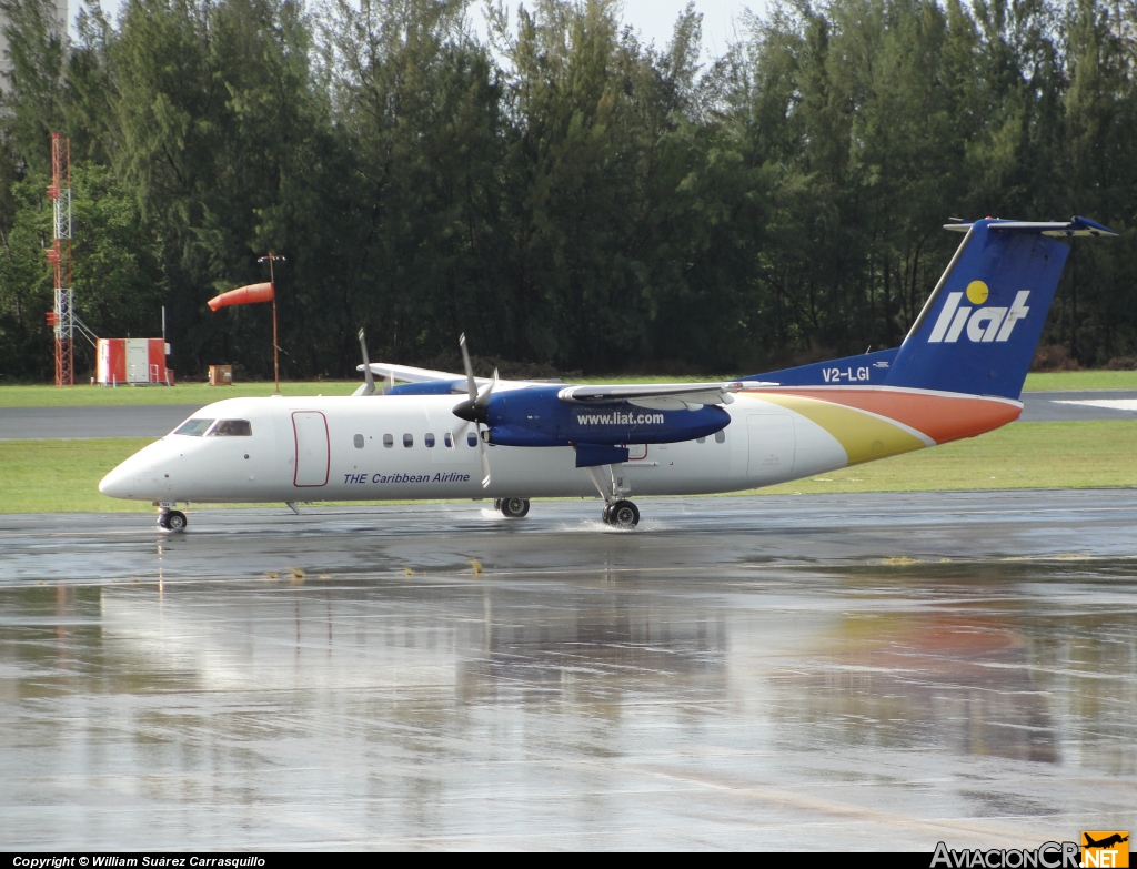 V2-LGI - Bombardier Dash 8-311 - Leeward Islands Air Transport (LIAT)