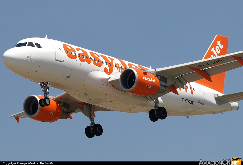 G-EZFI - Airbus A319-111 - EasyJet Airline