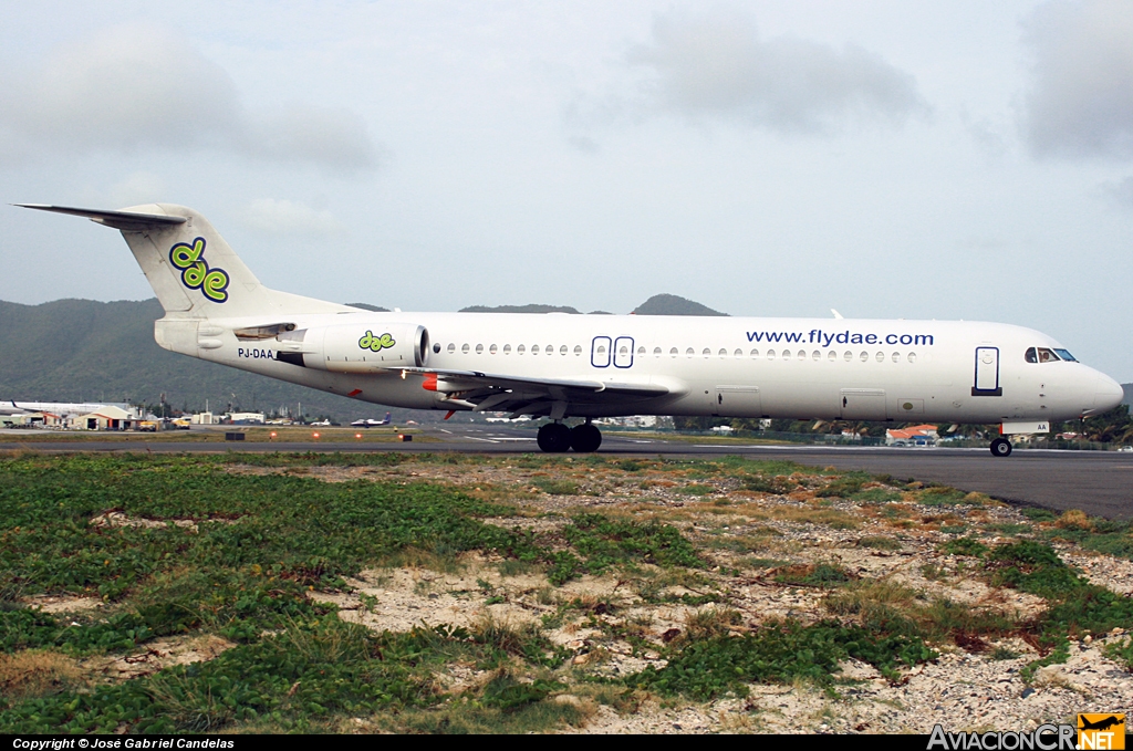 PJ-DAA - Fokker 100 - DAE - Dutch Antilles Express