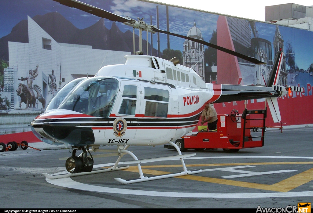 XC-HEX - Bell 206B-3 JetRanger III - Gobierno de Nuevo Leon