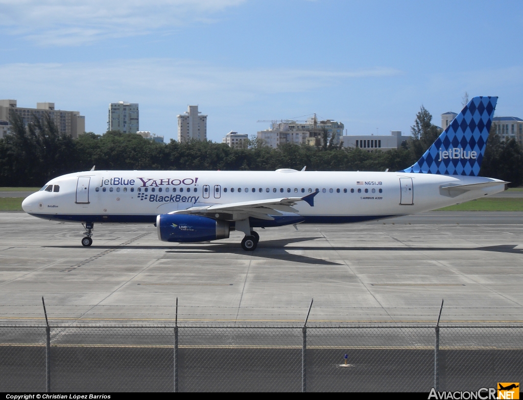 N651JB - Airbus A320-232 - Jet Blue