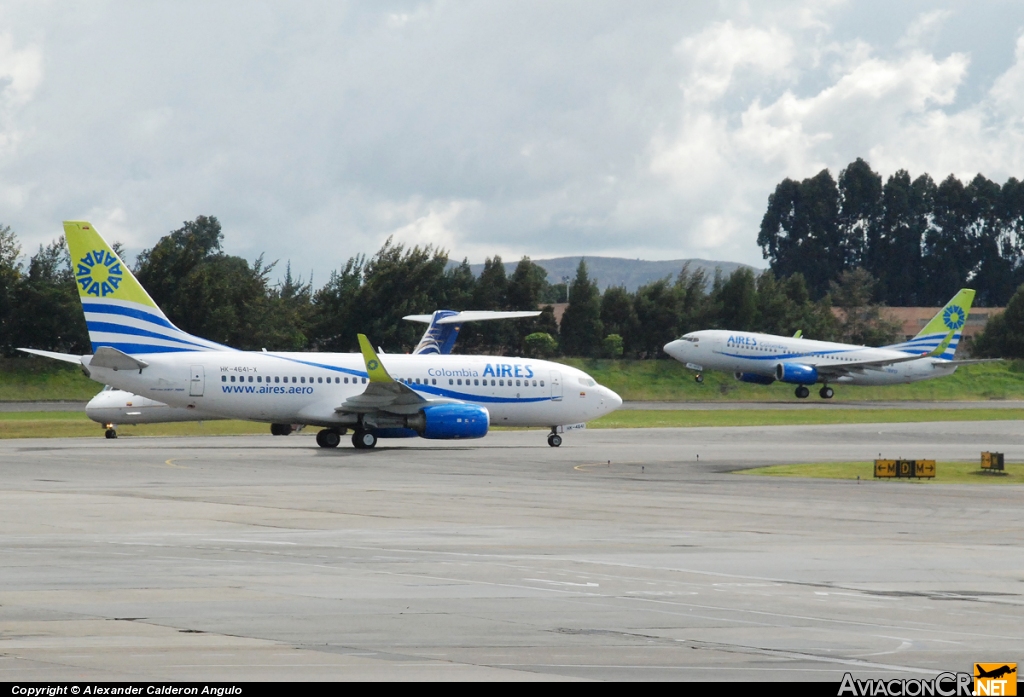 HK-4641-X - Boeing 737-73V - Aires Colombia