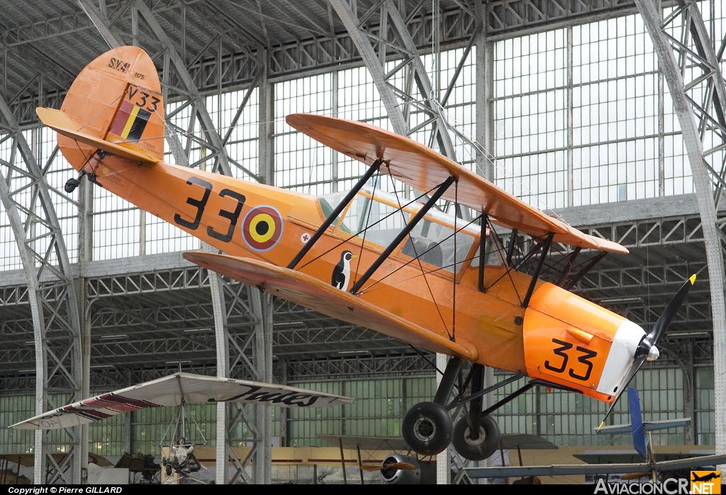 V-33 - Stampe-Vertongen SV-4B - Fuerza Aerea Belga