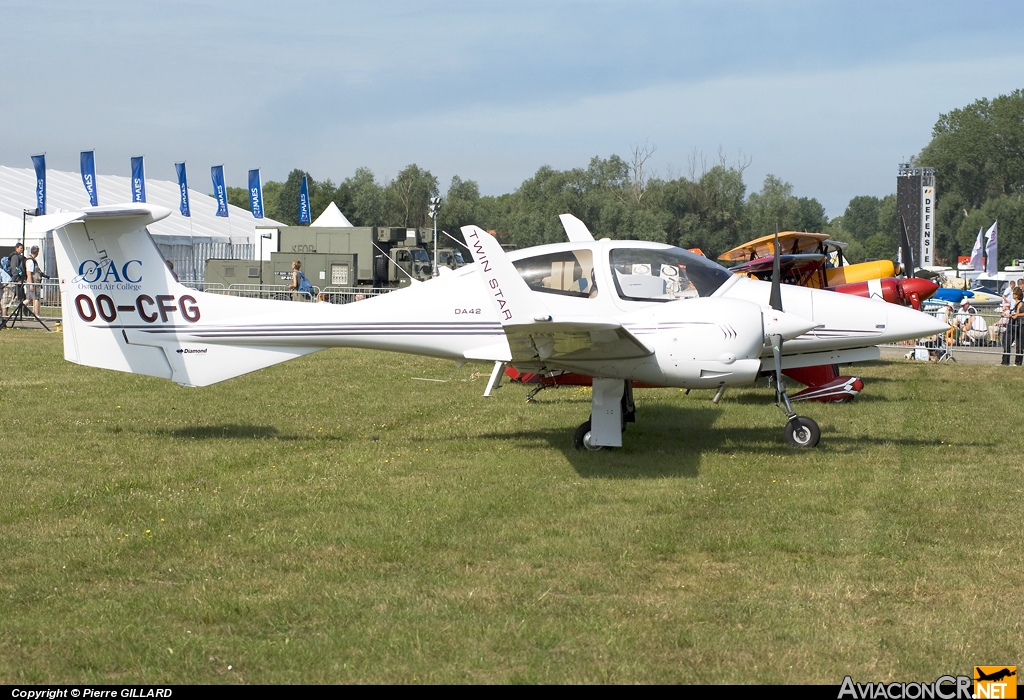 OO-CFG - Diamond Aircraft DA-42 Twin Star - Ostend Air College