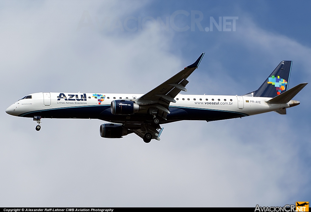 PR-AYE - Embraer ERJ-195 - Azul