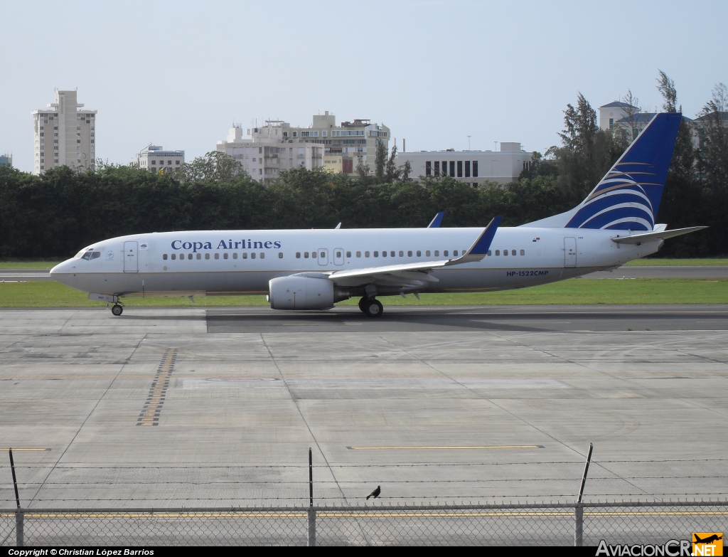 HP-1522CMP - Boeing 737-8V3 - Copa Airlines