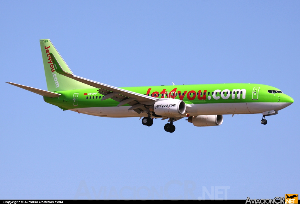 CN-RPF - Boeing 737-8K5 - Jet4You