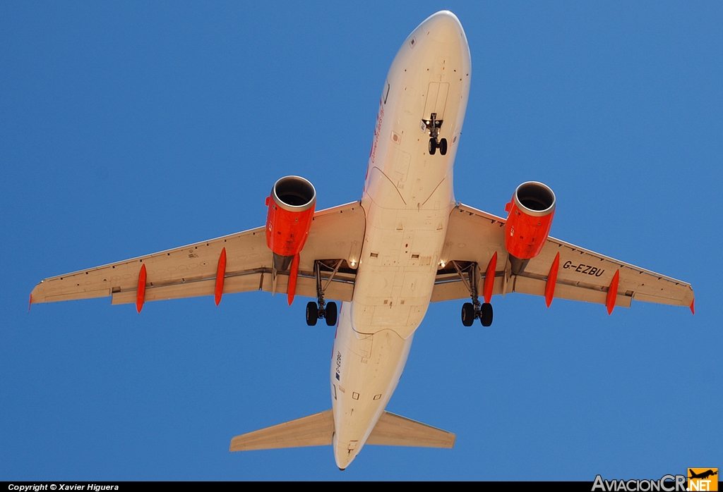 G-EZBU - Airbus A319-111 - EasyJet Airline