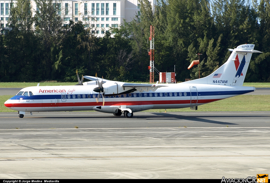 N447AM - ATR 72-212 - American Eagle