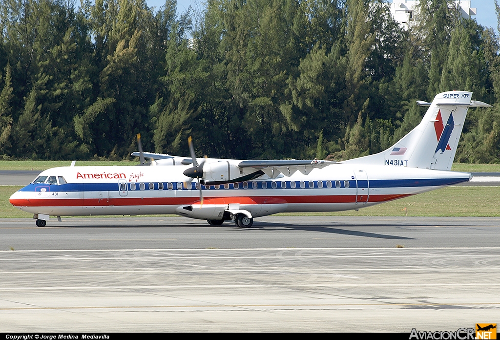 N431AT - Aerospatiale ATR-72 - American Eagle
