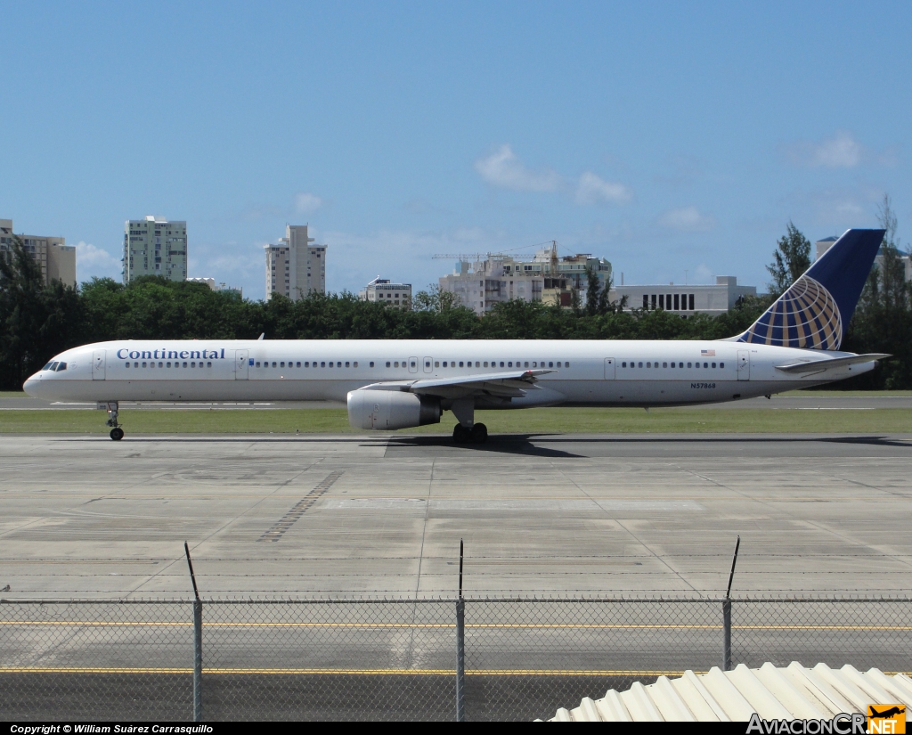 N57868 - Boeing 757-33N - Continental Airlines