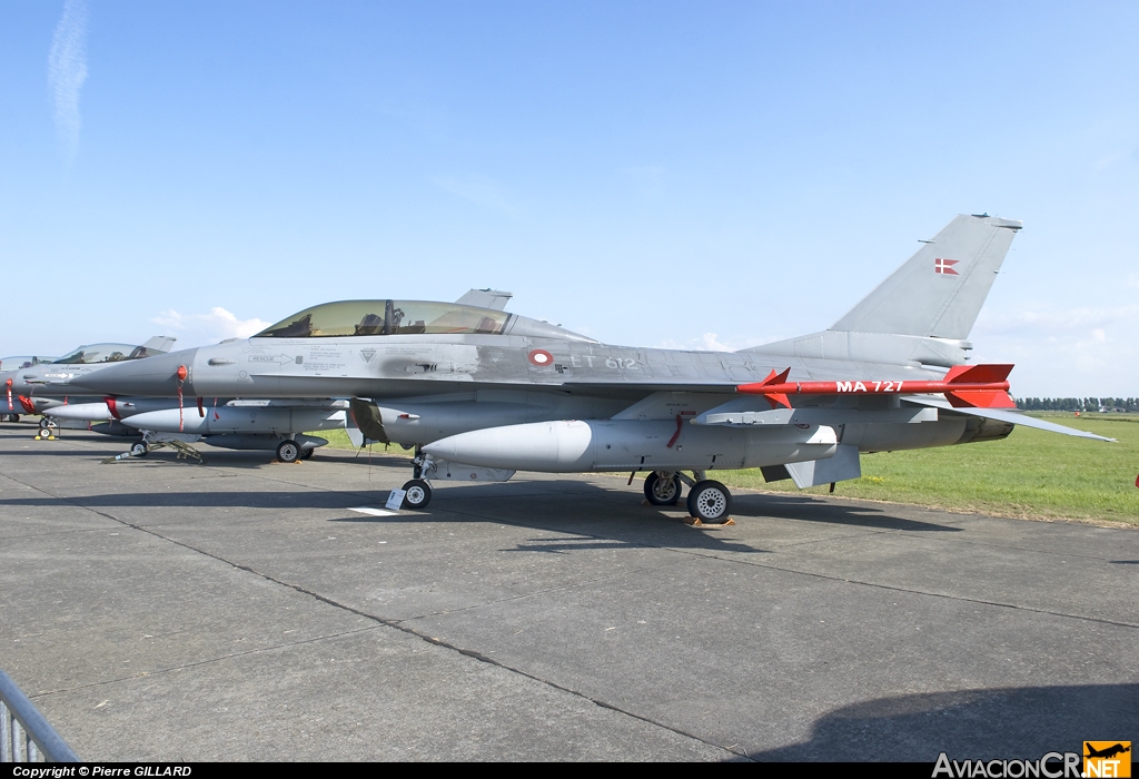 ET-612 - Lockheed Martin F-16B Fighting Falcon - Fuerza Aerea Danesa