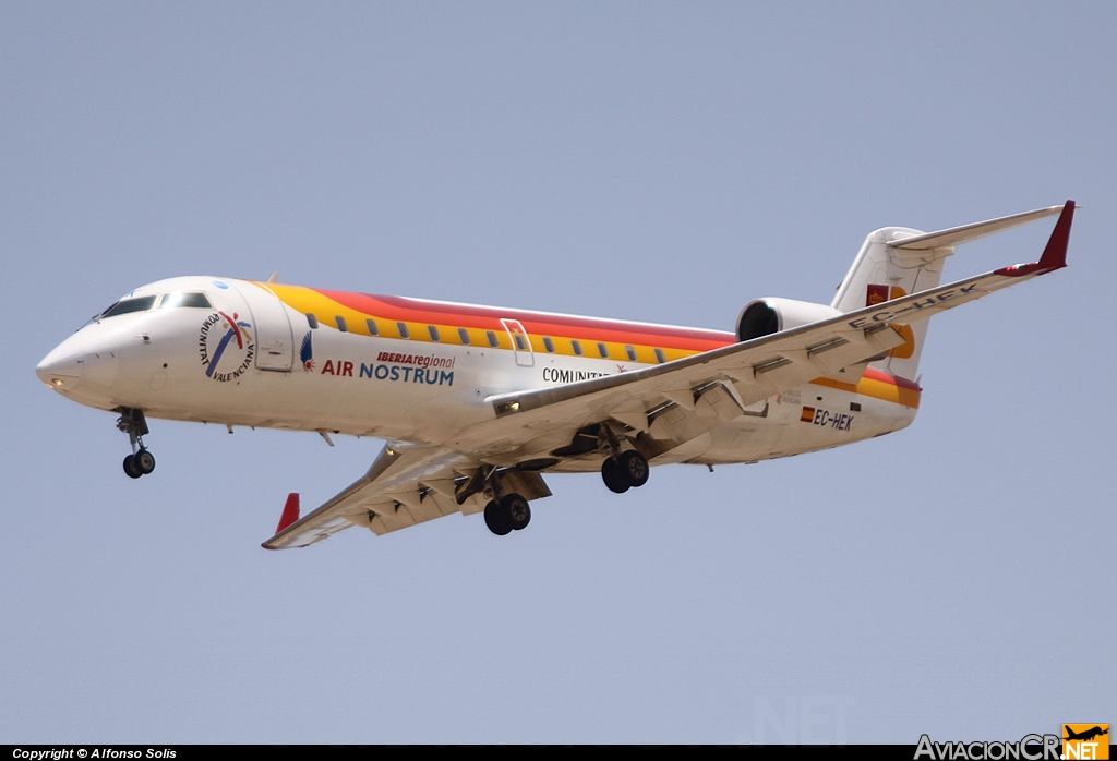 EC-HEK - Bombardier CRJ-200ER - Iberia Regional (Air Nostrum)