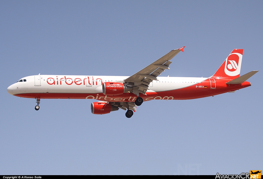 D-ABCA - Airbus A321-211 - Air Berlin