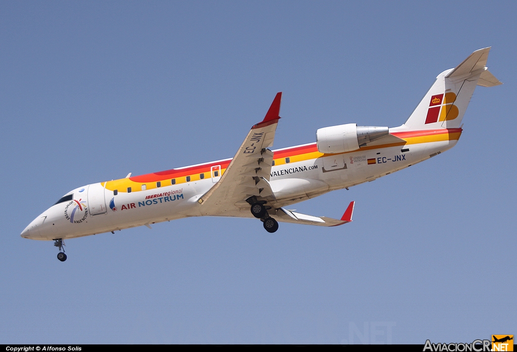 EC-JNX - Bombardier CRJ-200ER - Air Nostrum (Iberia Regional)