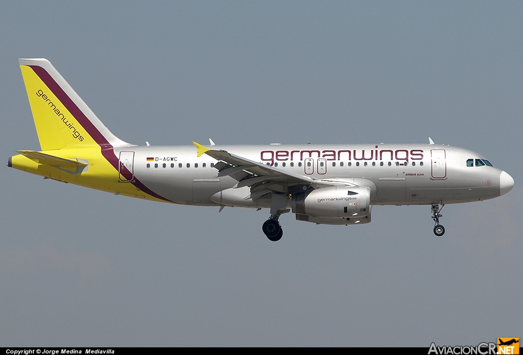 D-AGWC - Airbus A319-132 - Germanwings