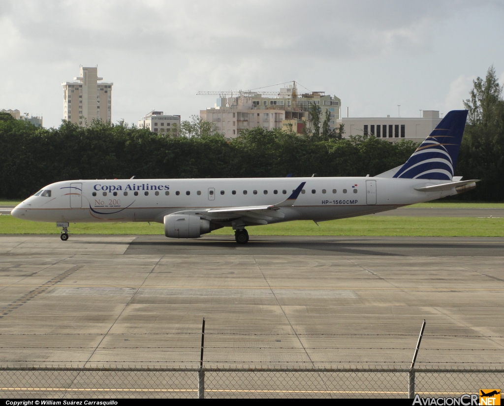 HP-1560CMP - Embraer 190-100IGW - Copa Airlines