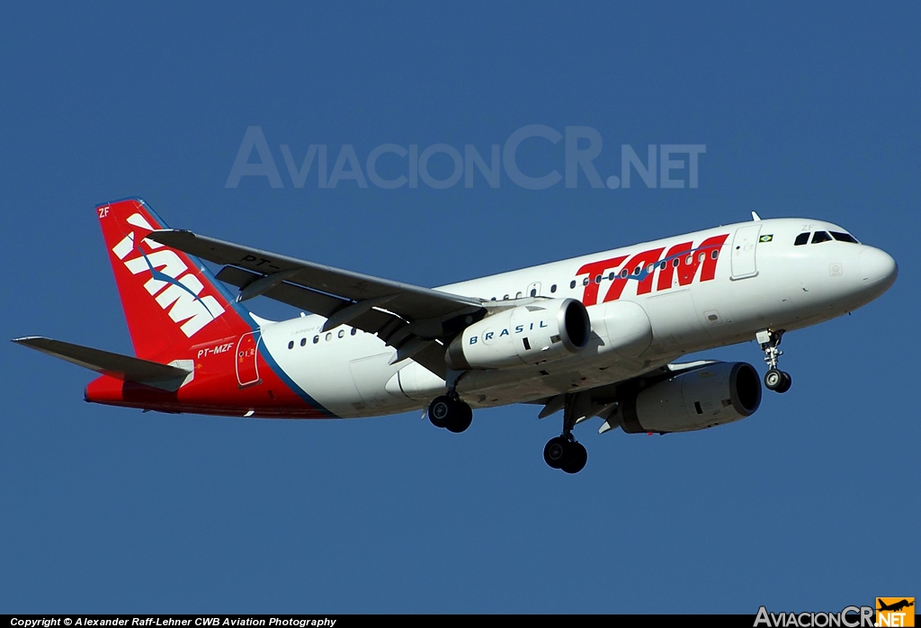 PT-MZF - Airbus A319-132 - TAM