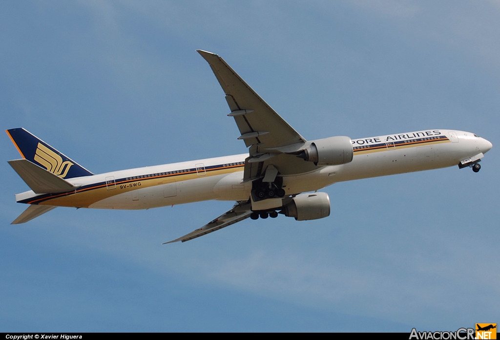 9V-SWG - Boeing 777-312/ER - Singapore Airlines
