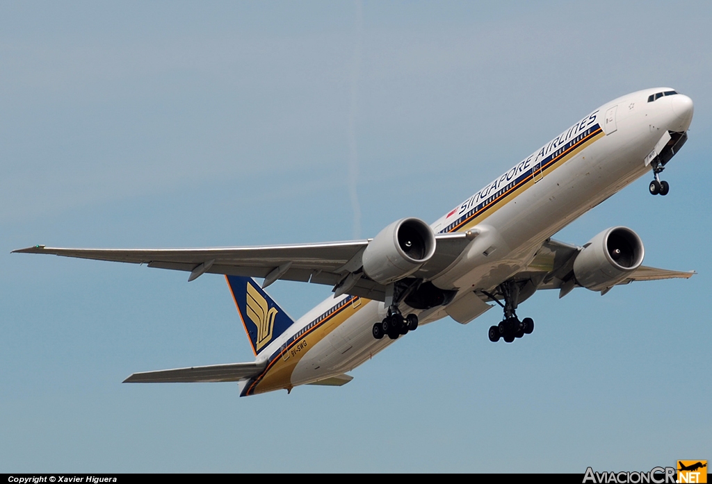9V-SWG - Boeing 777-312/ER - Singapore Airlines