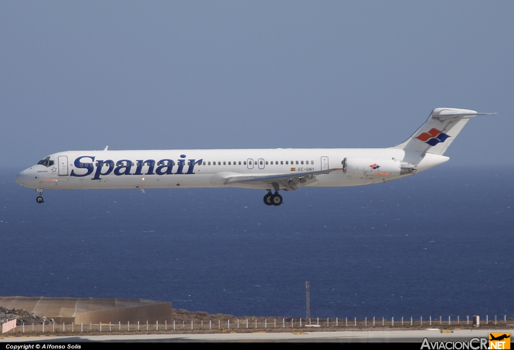 EC-GNY - McDonnell Douglas MD-83 - Spanair