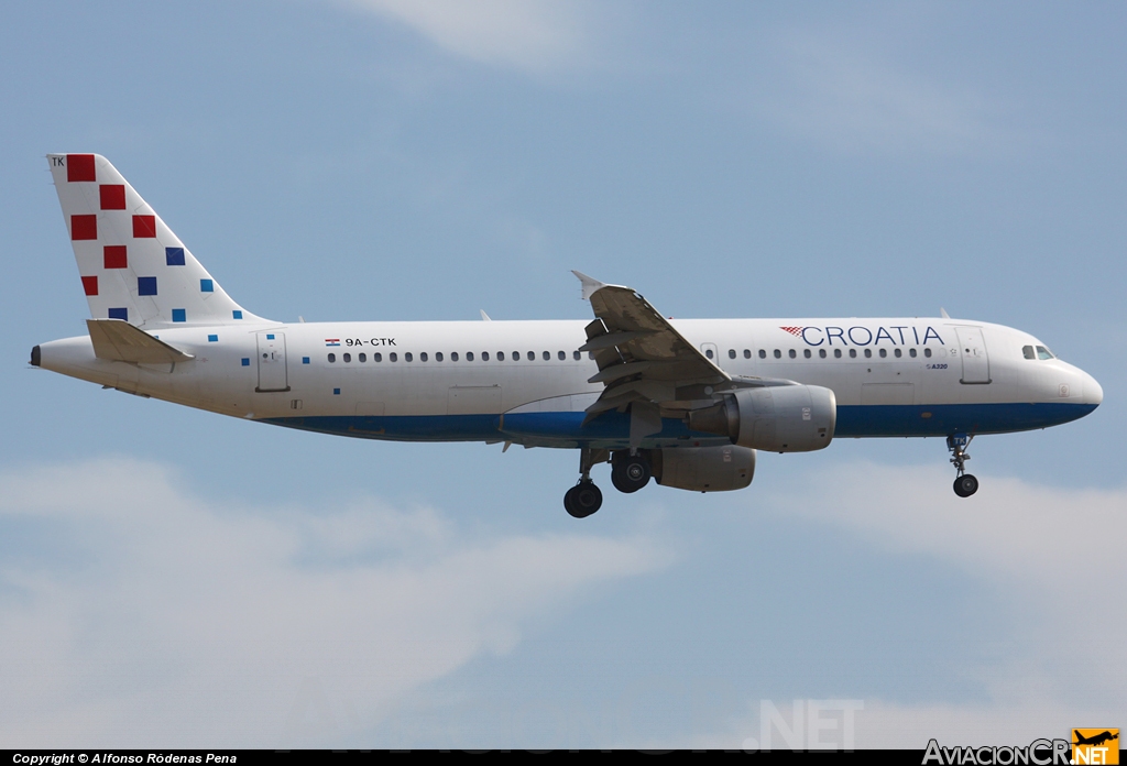 9A-CTK - Airbus A320-214 - Croatia Airlines
