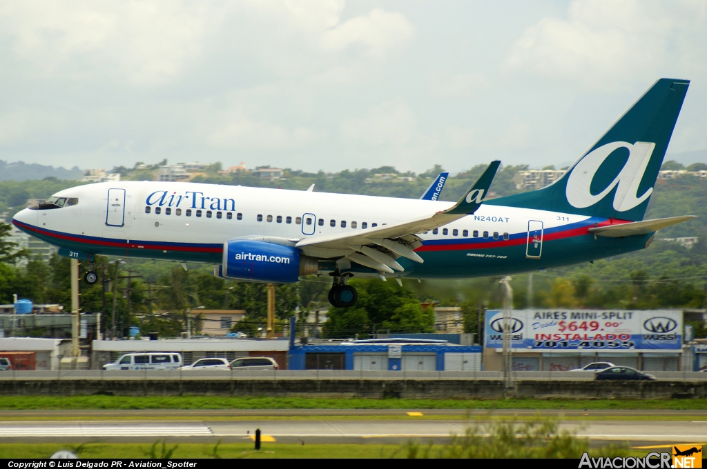 N240AT - Boeing 737-7BD - Air Tran