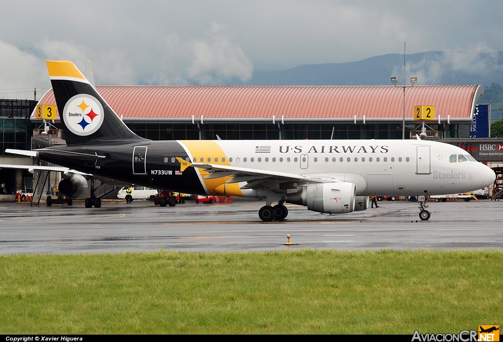 N733UW - Airbus A319-112 - US Airways