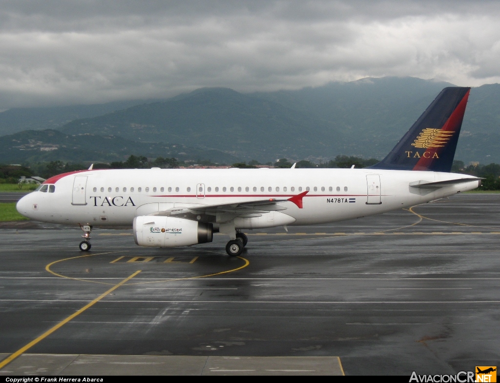 N478TA - Airbus A319-132 - TACA