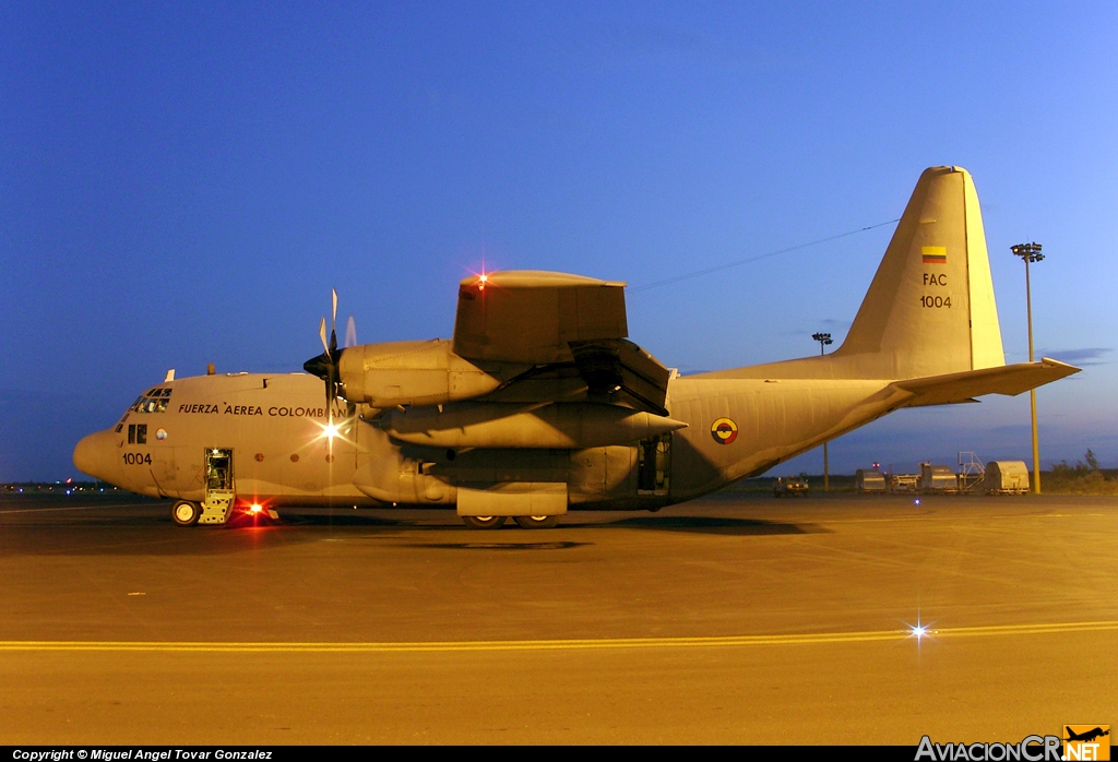 FAC1004 - Lockheed AC-130H Hercules (L-382) - Fuerza Aérea Colombiana