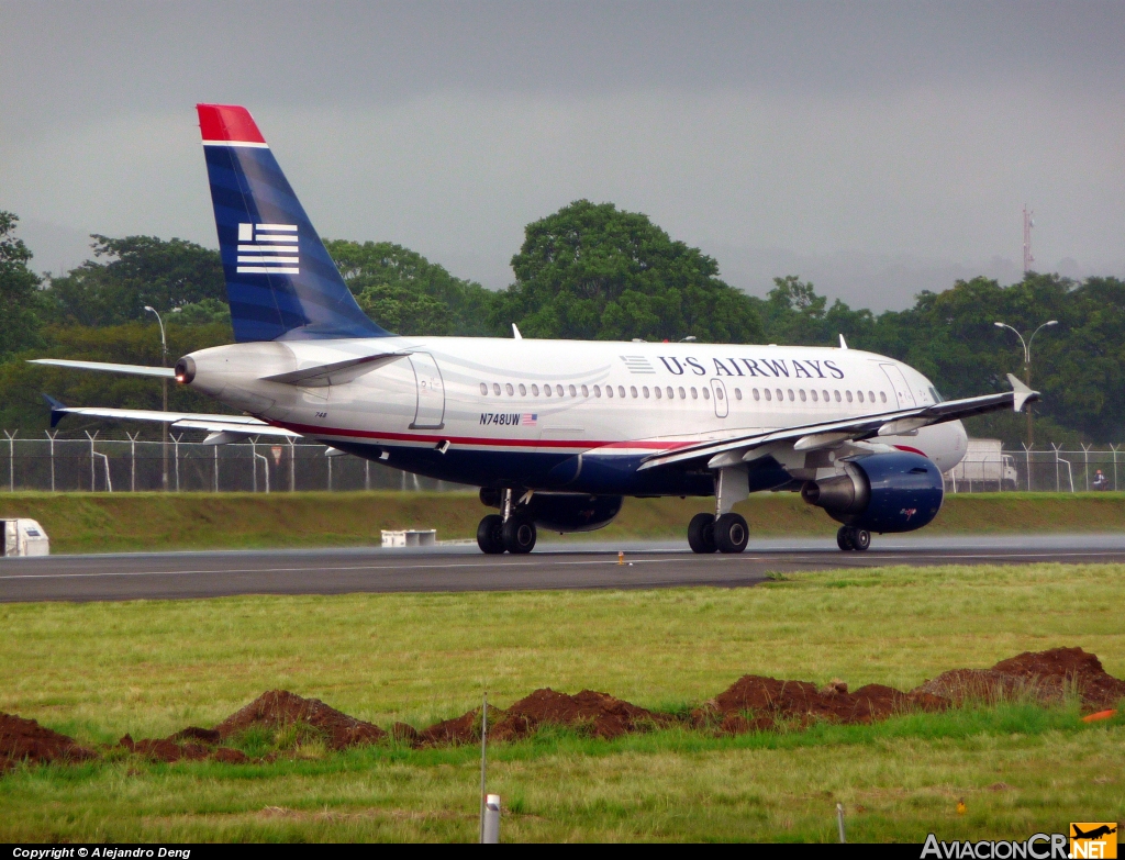 N748UW - Airbus A319-112 - US Airways