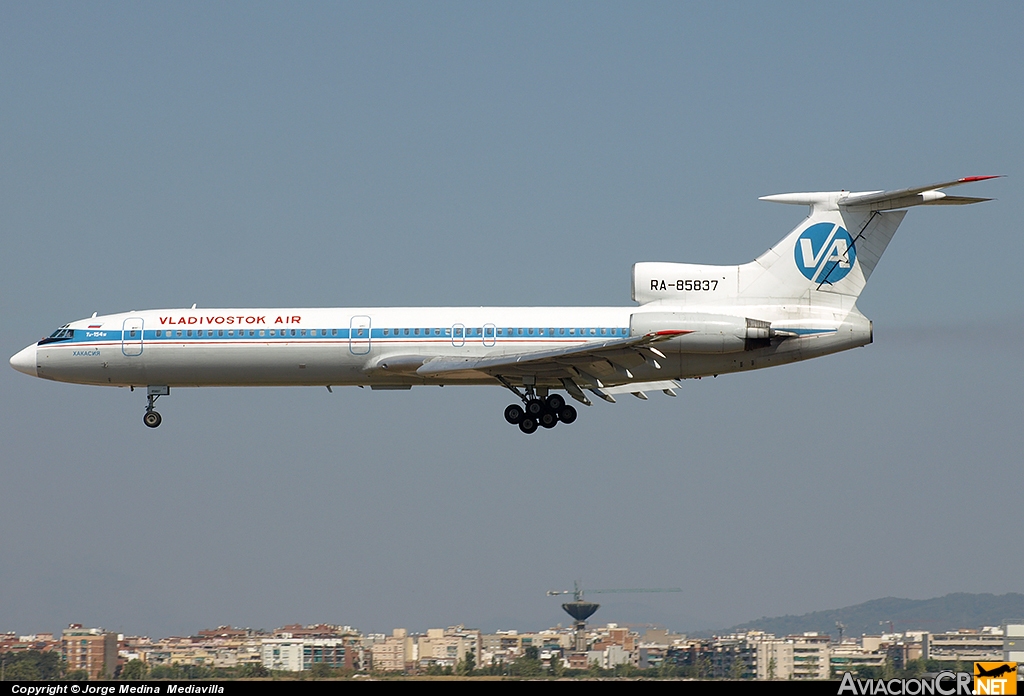 RA-85837 - Tupolev Tu-154M - Vladivostok Air