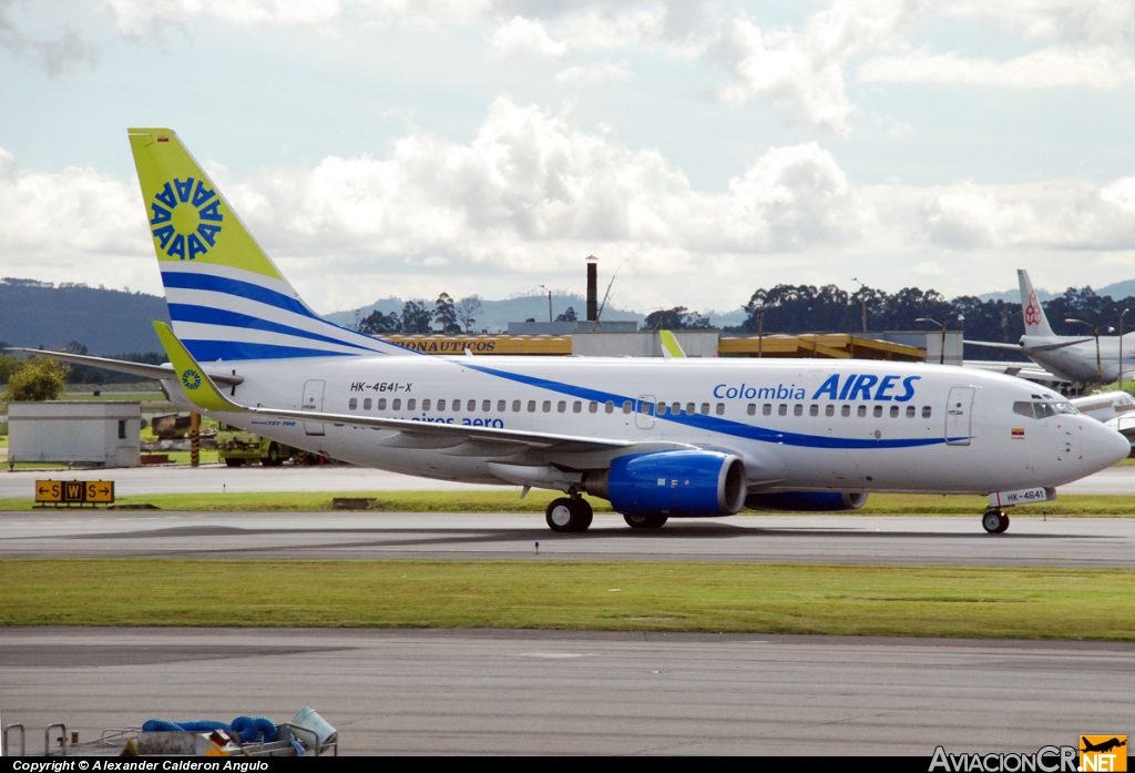 HK-4641-X - Boeing 737-73V - Aires Colombia