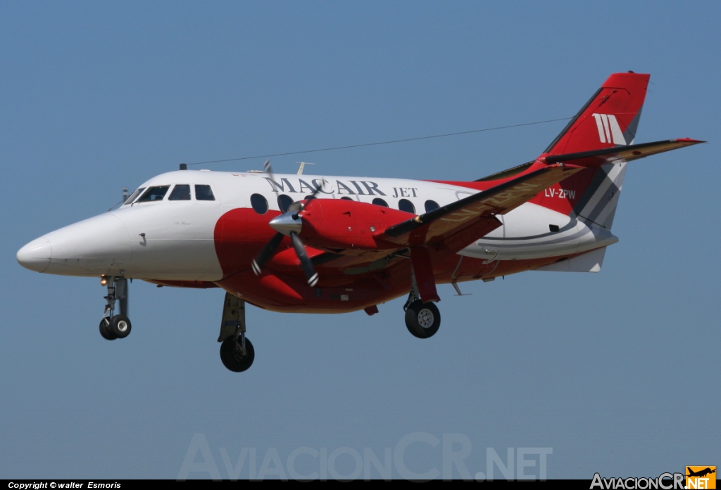 LV-ZPW - British Aerospace BAe-3101 Jetstream 31 - Macair Jet