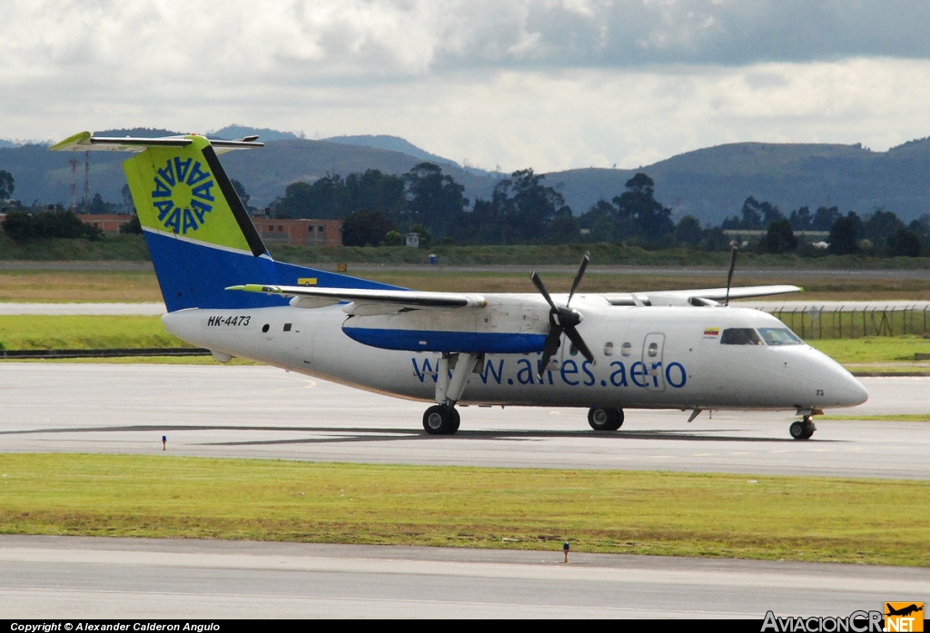 HK-4473 - Bombardier Dash 8-Q201 - Aires Colombia