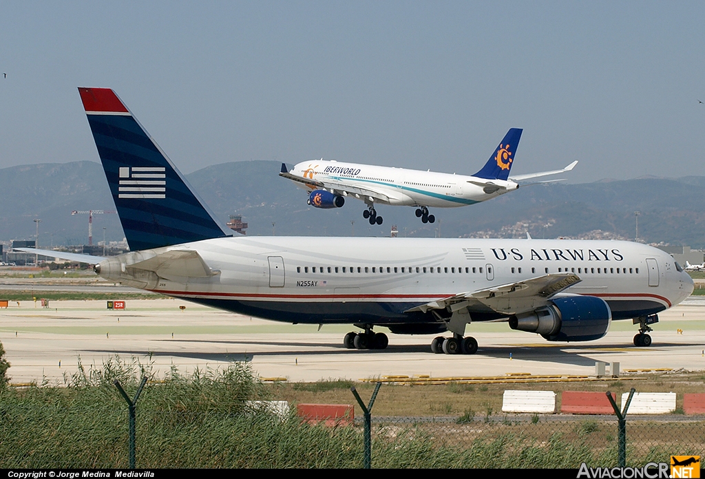 N255AY - Boeing 767-2B7/ER - US Airways