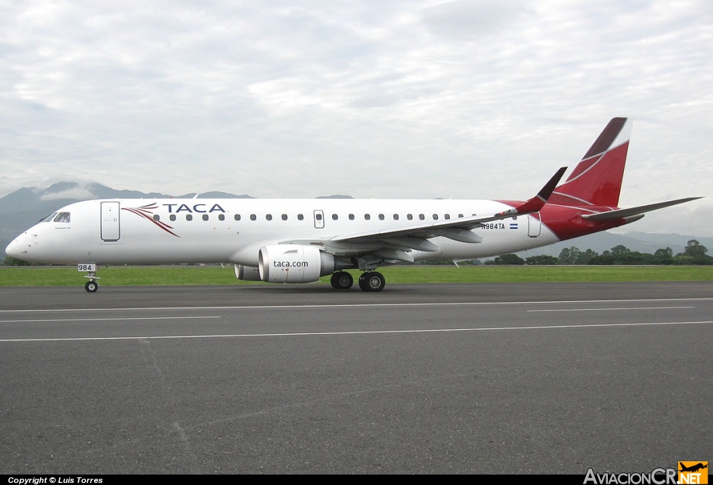 N984TA - Embraer 190-100IGW - TACA