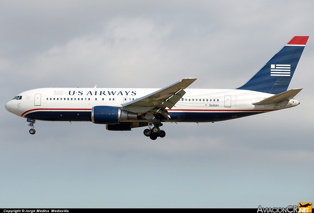 N245AY - Boeing 767-201/ER - US Airways