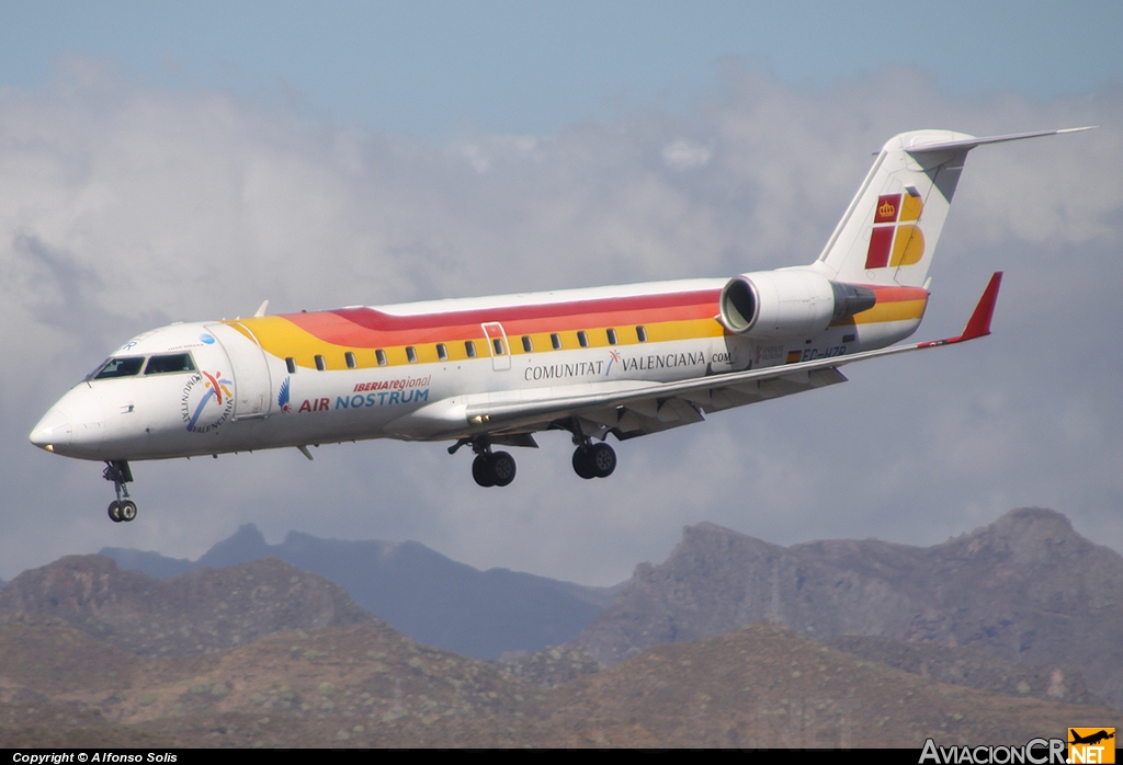 EC-HZR - Bombardier CRJ-200ER - Air Nostrum (Iberia Regional)