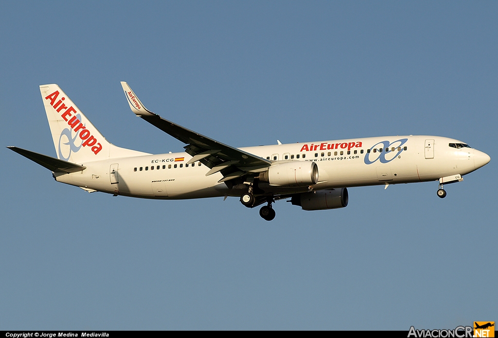 EC-KCG - Boeing 737-85P - Air Europa