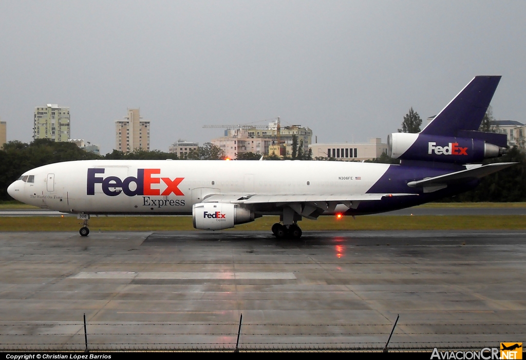 N306FE - McDonnell Douglas DC-10-30F - FedEx