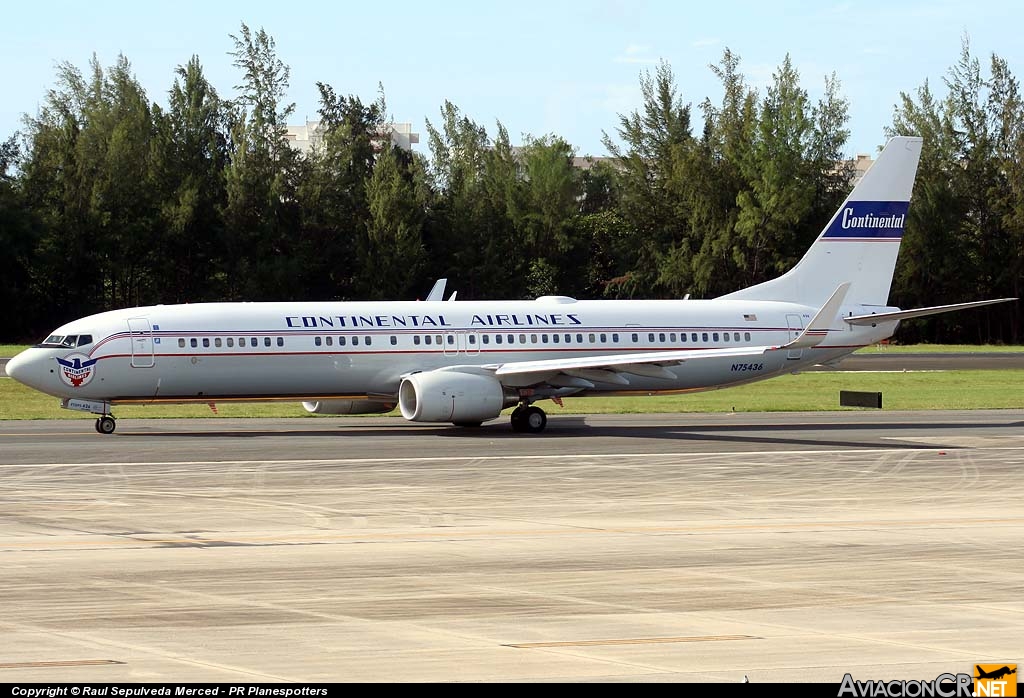 N75436 - Boeing 737-924ER - Continental Airlines
